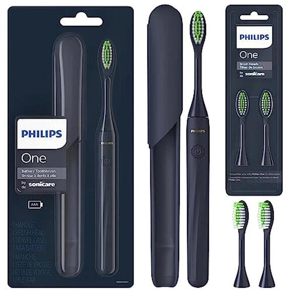 **SOLD** Philips One by Sonicare Battery Toothbrush, Brush Head - Picture 1 of 3